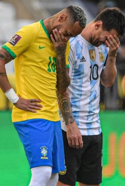 Brasil vs Argentina suspendido.