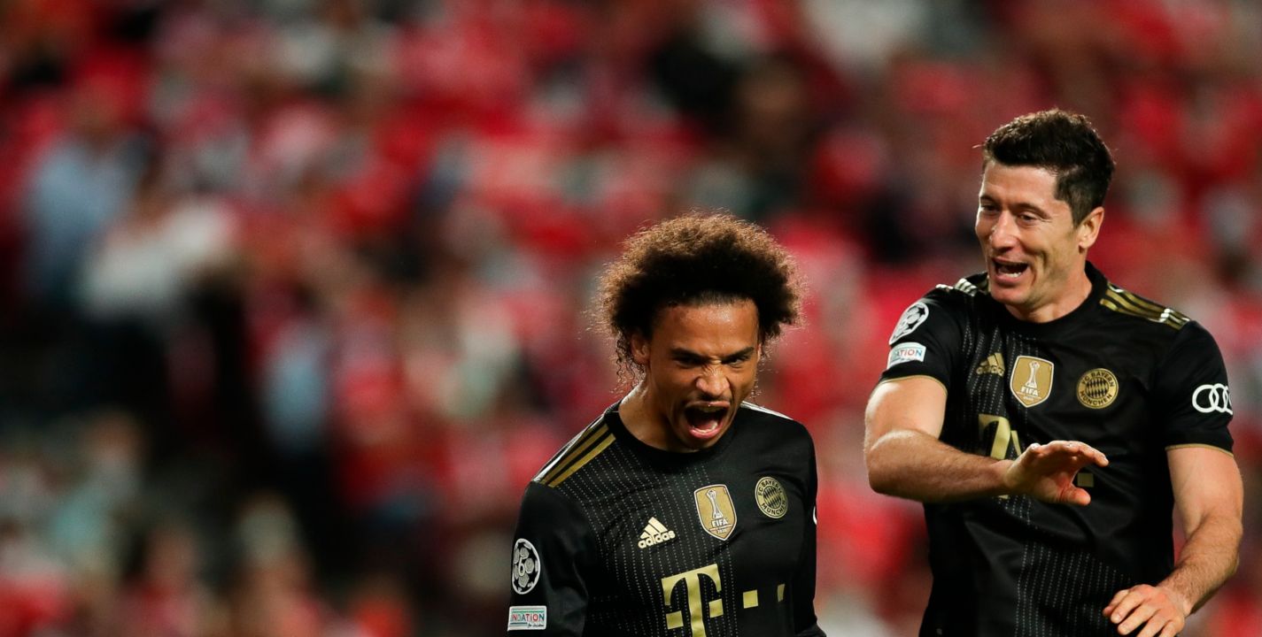 Leroy Sané y Robert Lewandowski fueron los anotadores por parte del Bayern Munich en Champions League