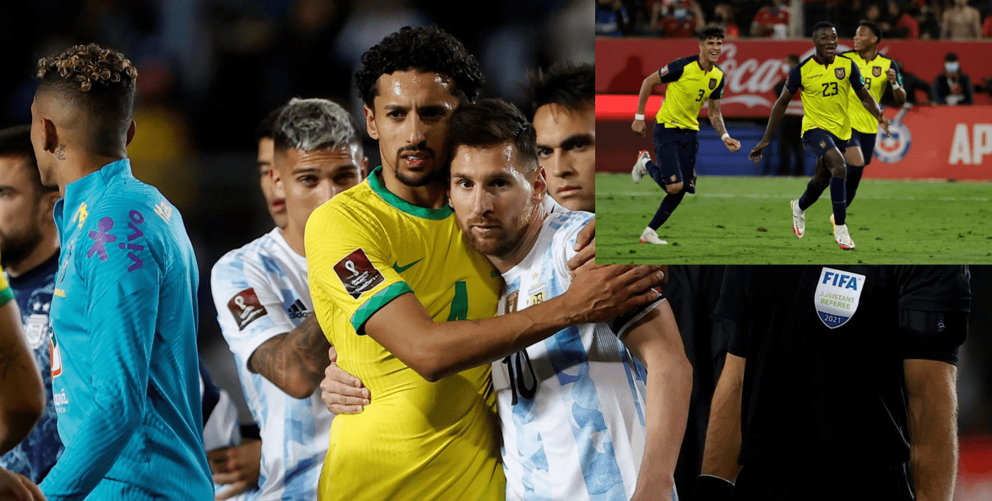 Argentina y Brasil empataron sin goles, pero la victoria de Ecuador clasifica a la albiceleste a Qatar 2022.
