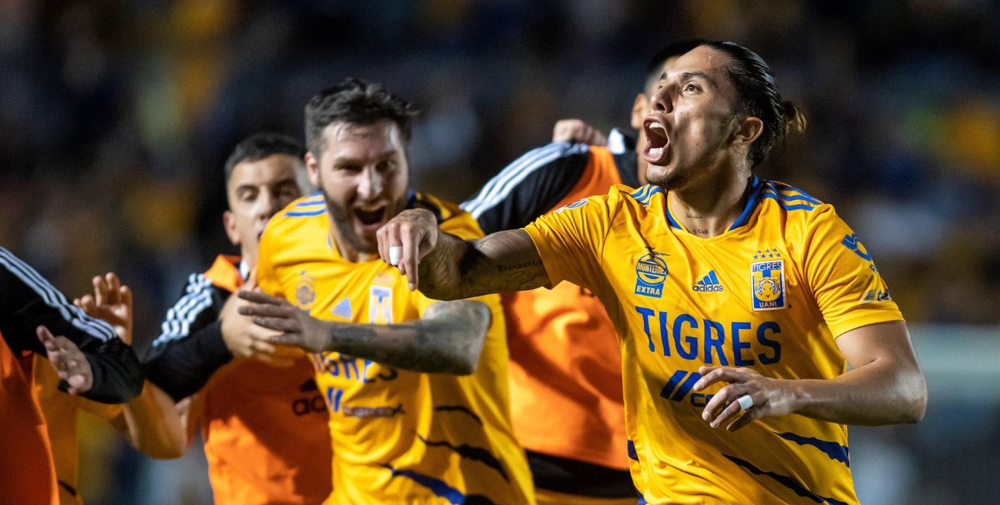 Carlos Salcedo marcó el 1-0 (2-2) que le da a Tigres el pasea a Semifinales sobre el Santos Laguna.