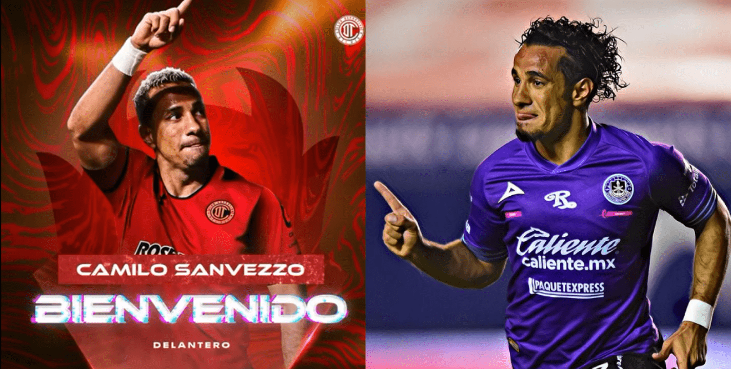 Camilo Sanvezzo es el quinto refuerzo de Toluca para el Clausura 2022.