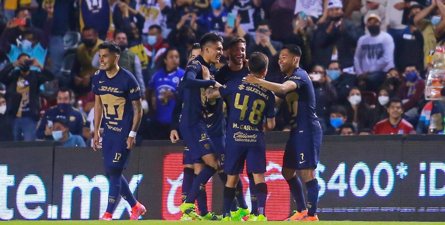 Pumas ha anotado ocho goles en las primeras dos jornada del Clausura 2022.