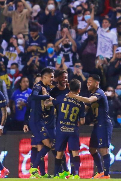 Pumas ha anotado ocho goles en las primeras dos jornada del Clausura 2022.