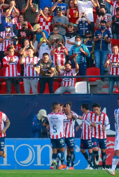 El uruguayo Sanabria salva empate de San Luis en partido de ida de cuartos