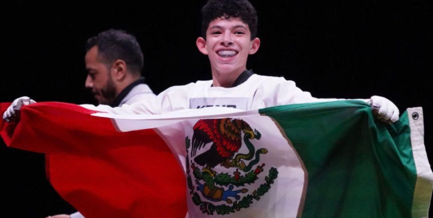 Guillermo Cortés se trajo el oro en el Campeonato Mundial de Cadetes en Taekwondo