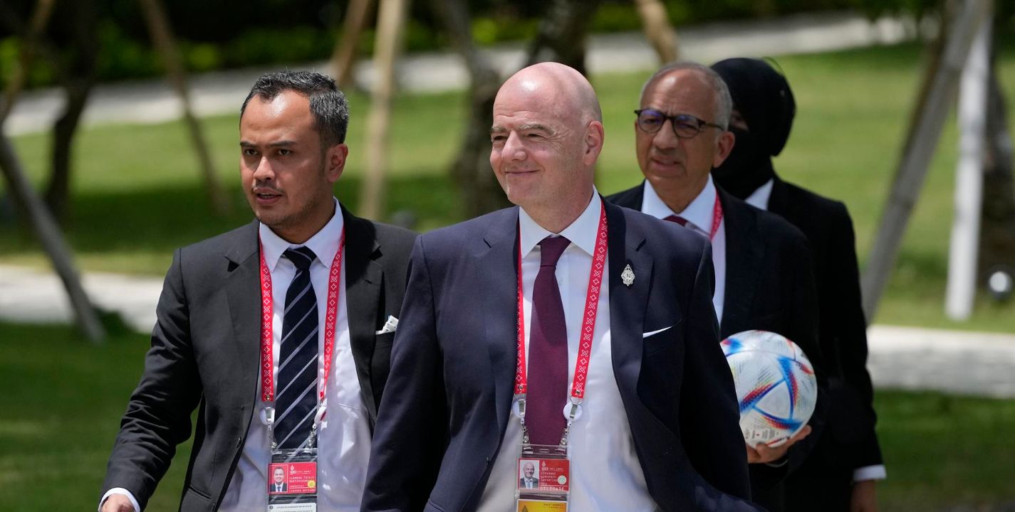 Gianni Infantino pidió cese al fuego entre los países en conflicto durante Qatar 2022.