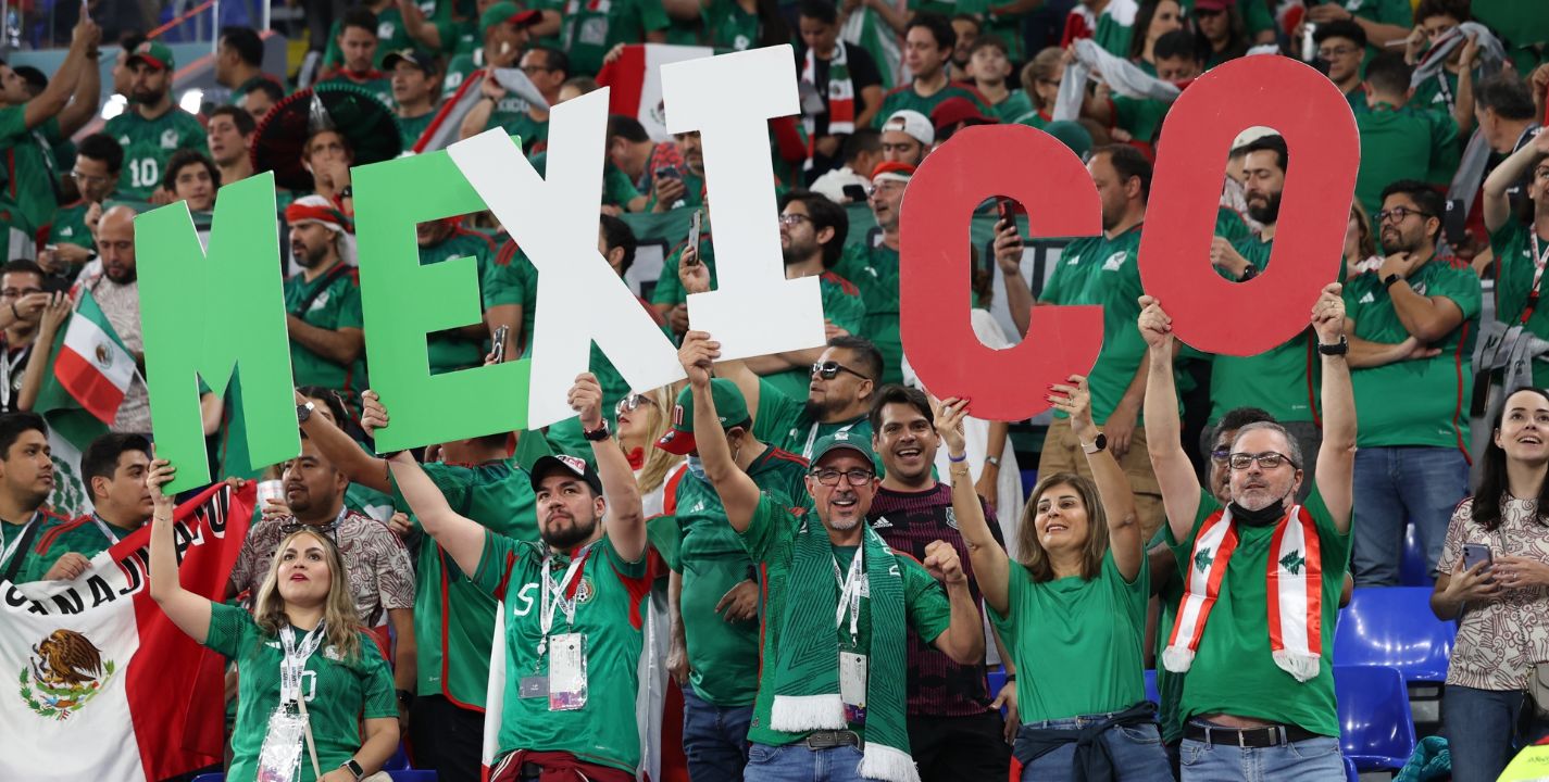 La afición mexicana en Qatar 2022 ha sido numerosa.