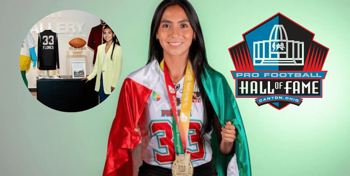 Flag Football: Diana Flores se convierte  en la primera jugadora de Flag Football en el Salón de la Fama de la NFL