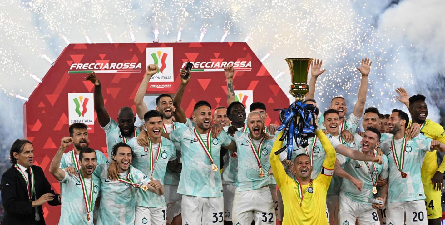 Inter se proclamó campeón de la Coppa Italia. (Foto: EFE)