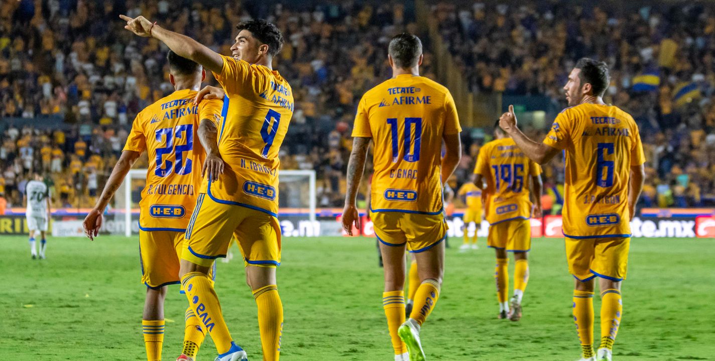 Tigres goleó al Querétaro sin piedad. (Foto: EFE)