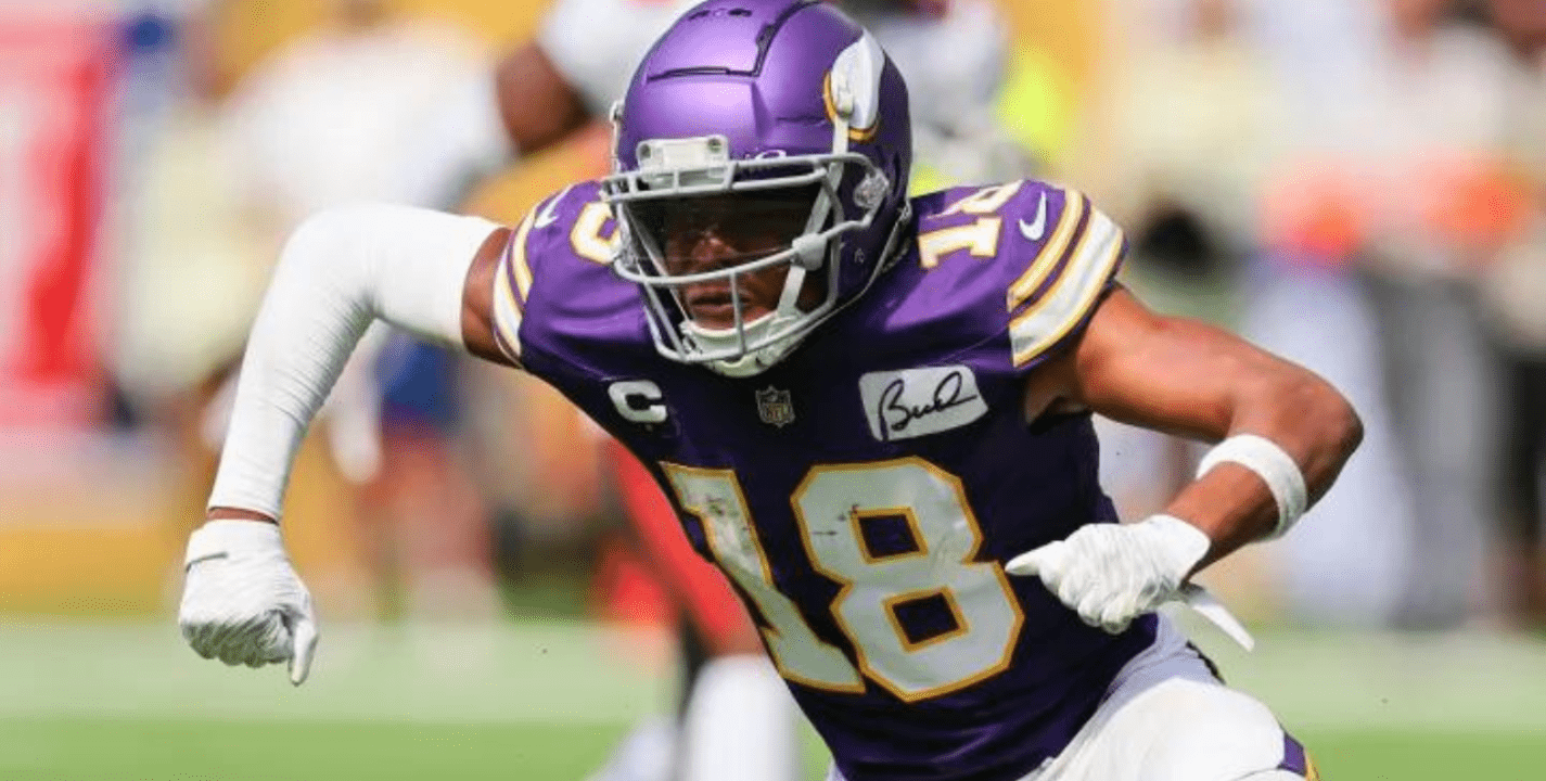 NFL: Justin Jefferson no ha llegado a un acuerdo con los Vikings y se vio molesto con la derrota contra Bucs